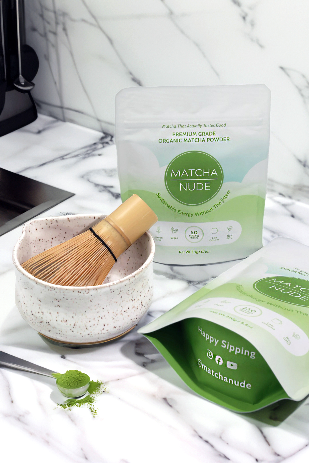 Matcha Nude Go Local Asheville